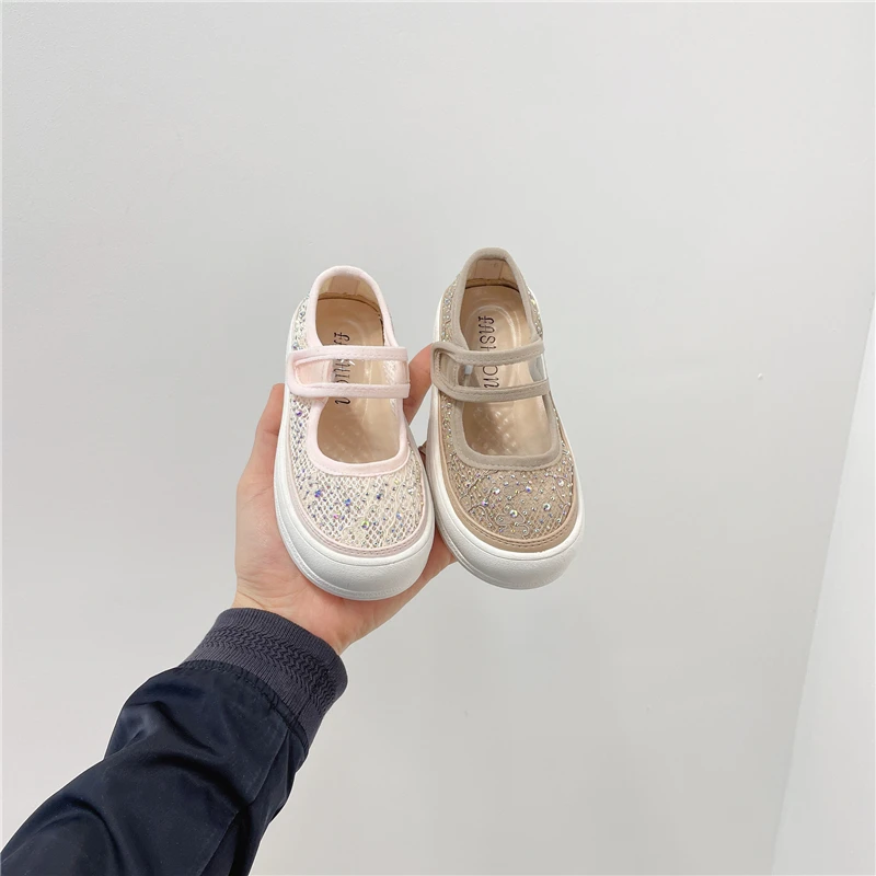 

Новое платье для девочек на плоской подошве, на шнуровке, обувь для детей, модная, с бахромой, на Обувь с дышащей сеткой для досуга покроя «Пр...