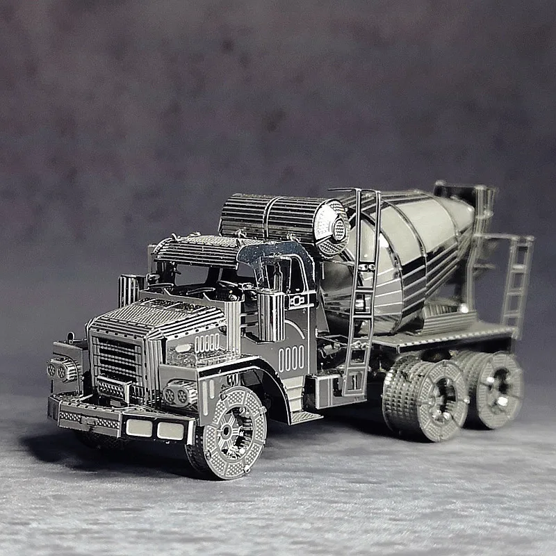 Набор металлических 3d пазлов цементный смеситель инженерная сборка
