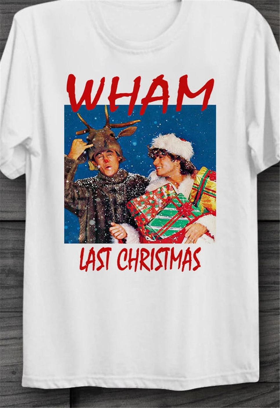 Джорджа Майкла Wham последнее Рождество Симпатичные ботинки в ретро стиле