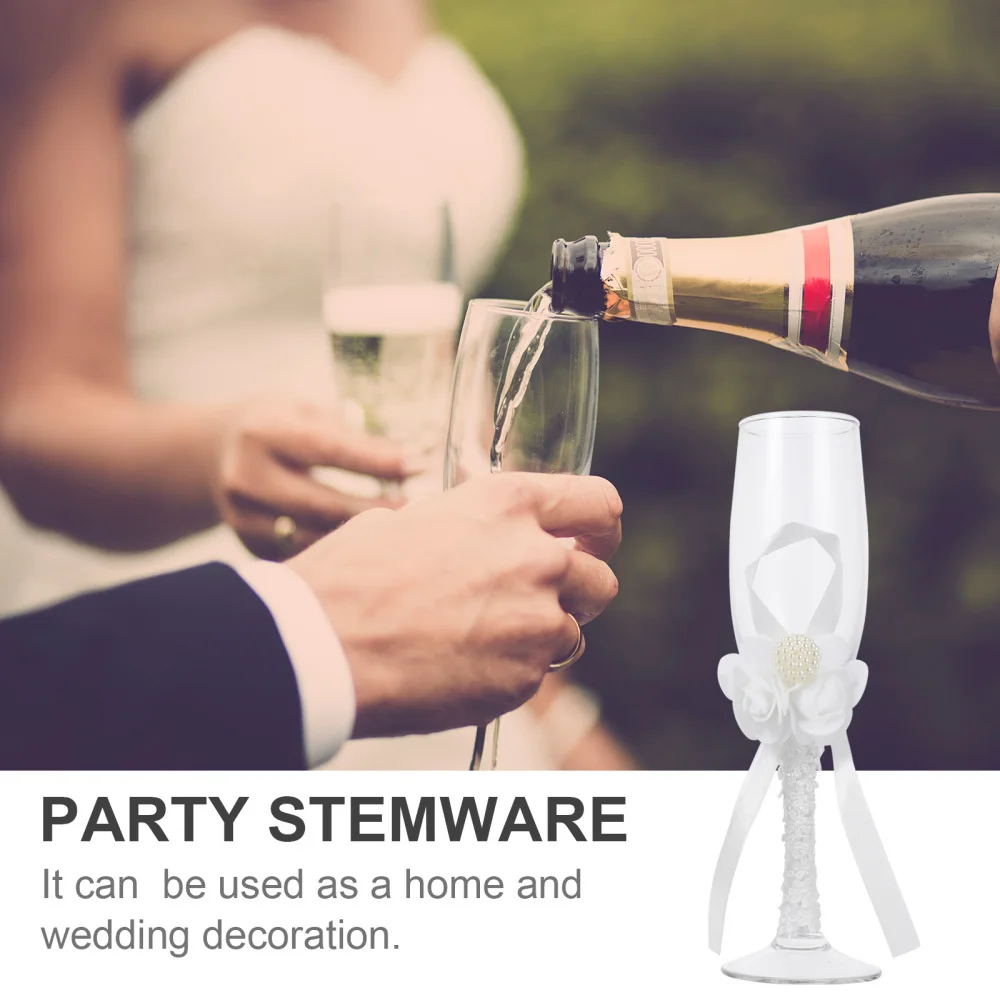 

2pcs Party Whiskey Cups Glass Mug Home Goblets Wedding Mugs Containers