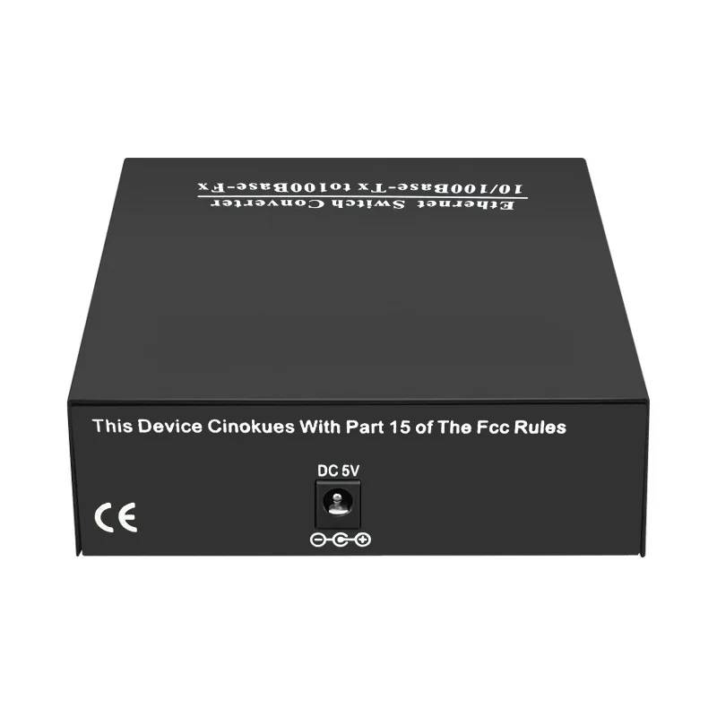 1 PC Ethhernet Switch Converter 100Mb Transceiver Single Mode Single Fiber Converter Photoelectric Transceiver Gift Power Supply