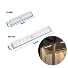 Ночник, с датчиком движения для шкафа, лестницы, кухни, 610 светодиодов