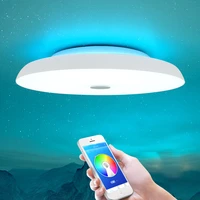 modern led ceiling lights dimmable 36w 48w 72w app remote control bluetooth music light speaker foyer bedroom smart ceiling lamp