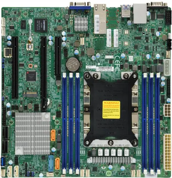 Bestellen X11SPM-TF C622 Einzel-kanal LGA3647 Server M-ATX Motherboard Dual 10-Gigabit Elektrische Port IPMI