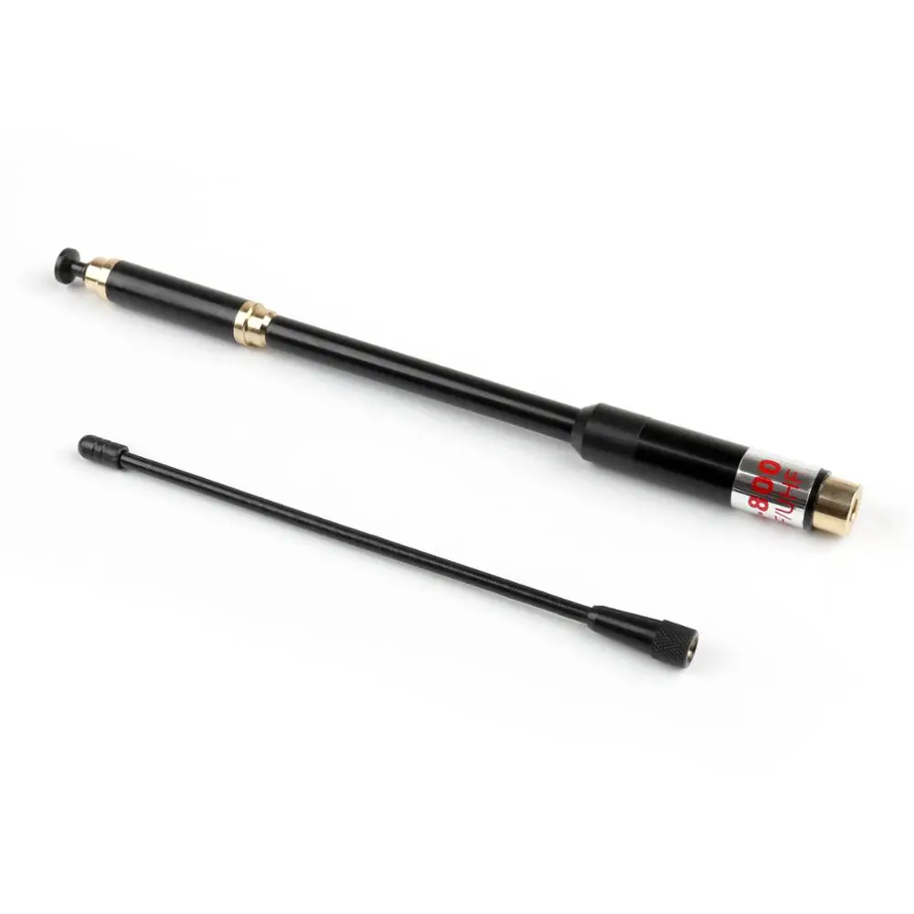 Artudatech 1Pcs AL-800 Aerial High Gain Dual Band Extendable AL800 Antenna SMA-Male For Icom YAESU Radio | Мобильные телефоны и
