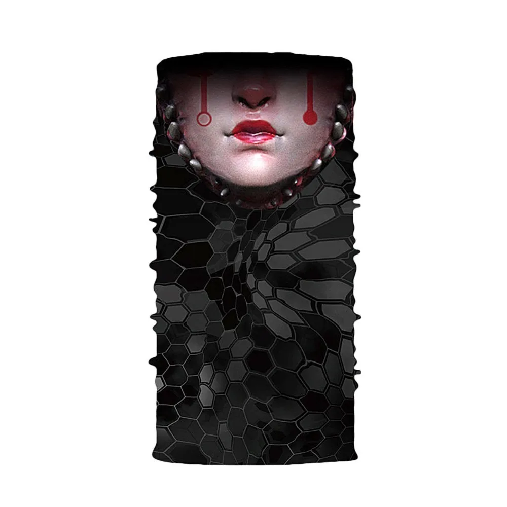 Велосипедный мотоциклетный головной платок грелка для шеи маска лица с черепом