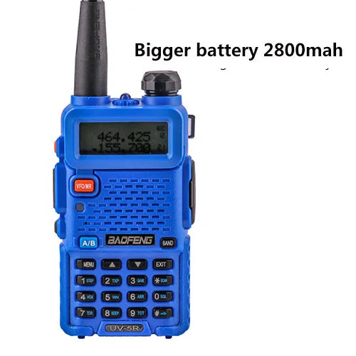 cb radio standard Baofeng UV-5r walk talk 2800 мАч baufeng 5 Вт рация 10 км УКВ радиостанция мобильный двухдиапазонный радиоприемник woki toki - Цвет: cb radio standard