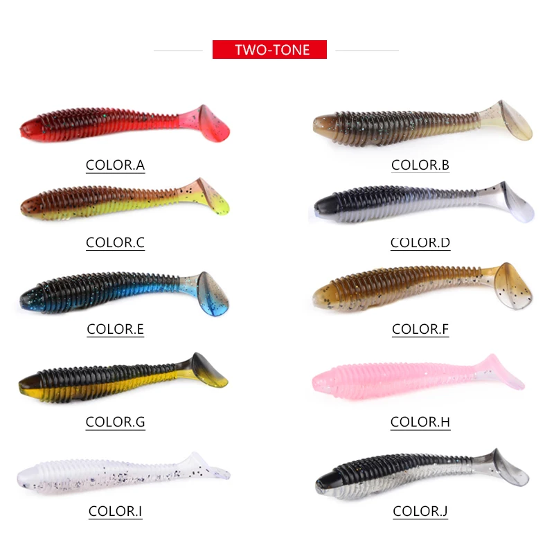 Рыболовные приманки MEREDITH, FAT Swing Impact Swimbait 85 мм/5,5 г, 10 шт./лот, мягкие приманки, мягкие приманки для рыбалки, приманки для окуня