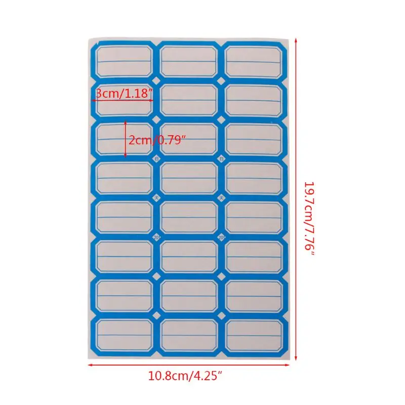 

YYDS 240 Pcs Self Adhesive Sticky Blank Label Paper Label Can Be Classified