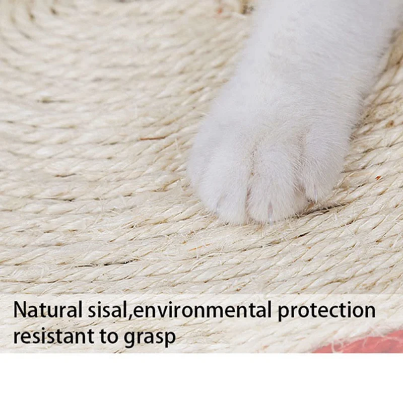 Когтеточка из сизаля для кошек доска Хэллоуина коврик Летучая мышь защитная