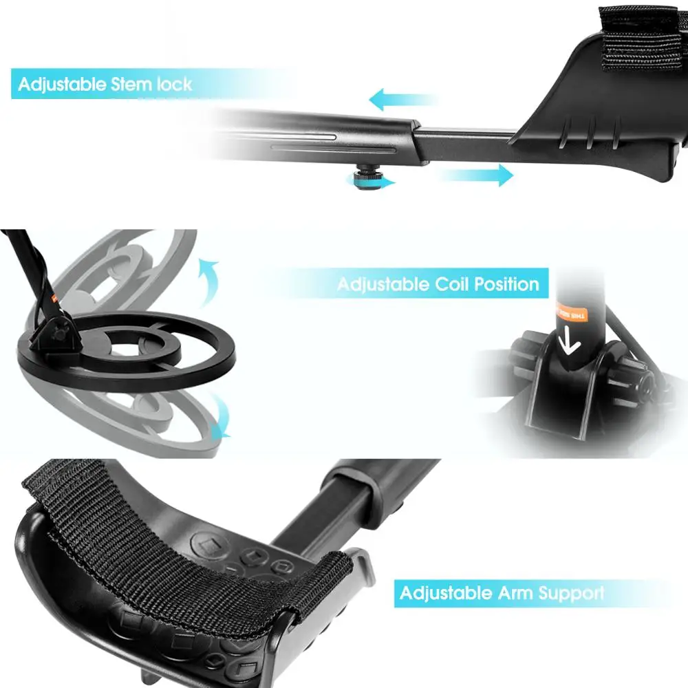 Профессиональный металлоискатель MD840 водонепроницаемый подземный