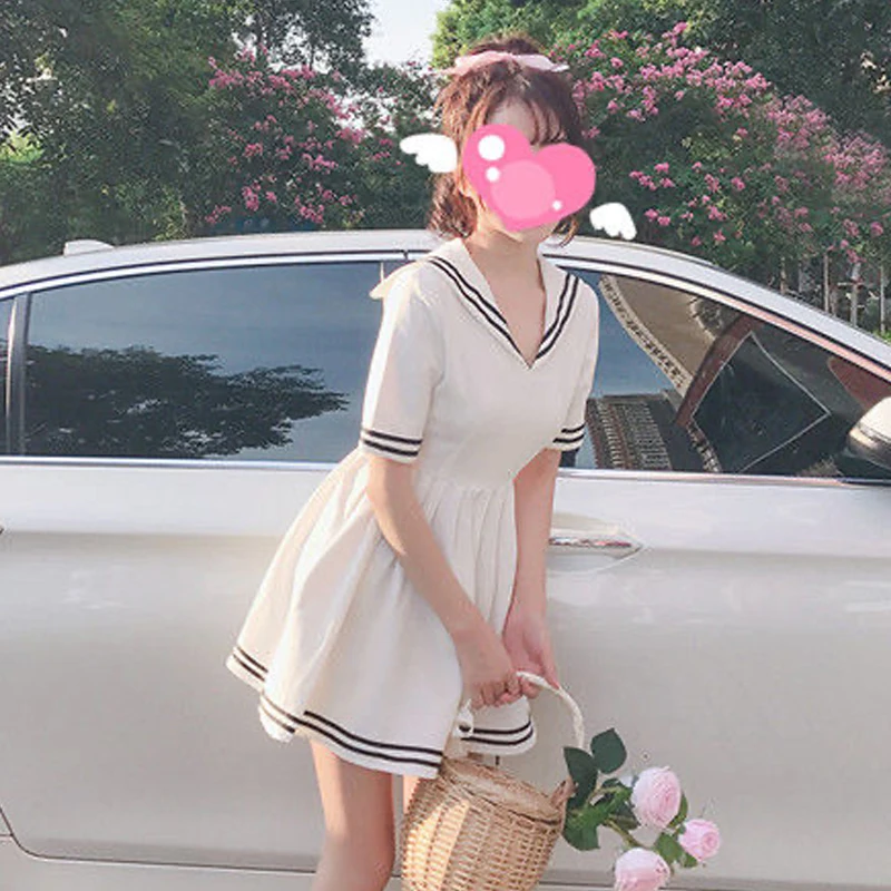 Японское милое мягкое платье для сестры плиссированное в стиле девушки-Мори