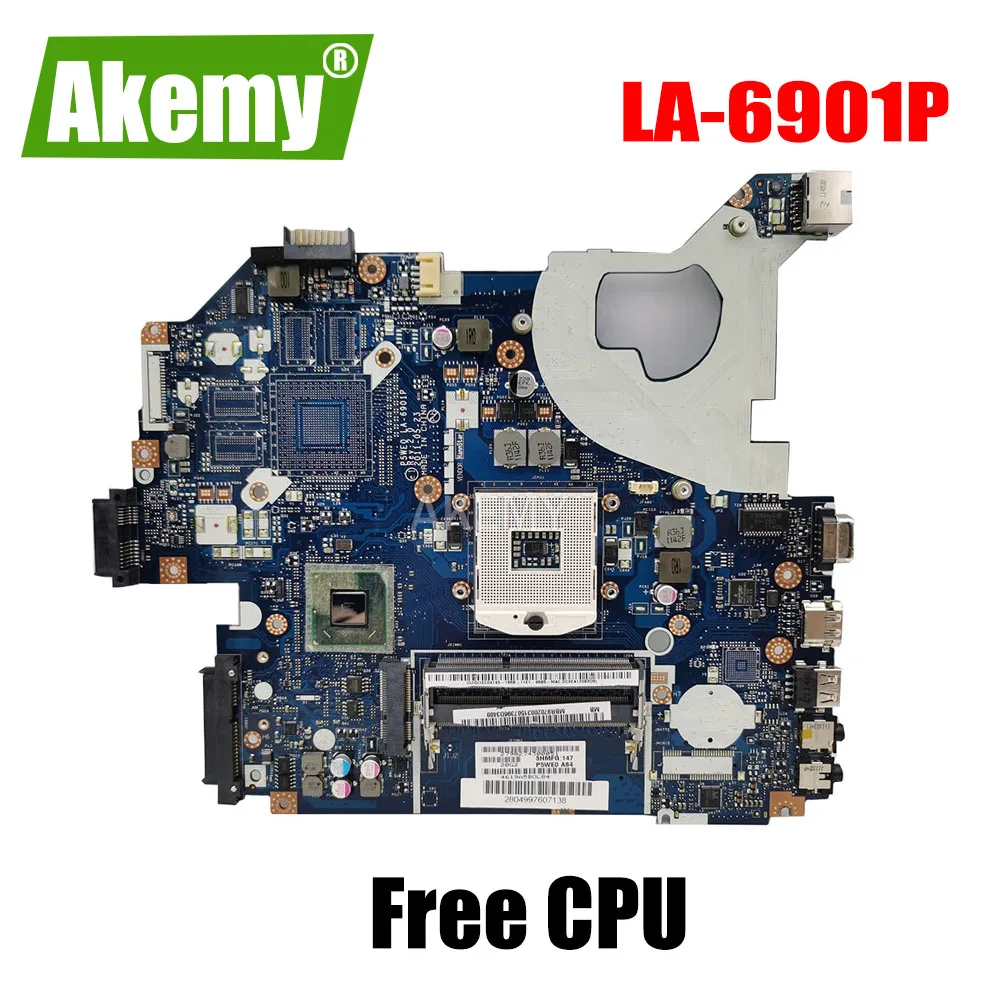 Материнская плата для ноутбука For Acer Aspire 5750 5750G 5755 5755G PC материнская P5WE0 LA-6901P tesed DDR3 |