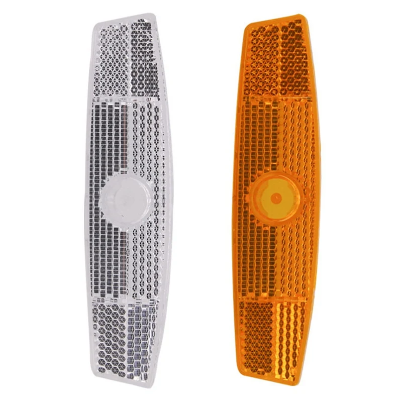 4pcs/set Bike Spoke Reflector Safety Warning Light Rim Mount Vintage Reflective Clip Tube | Спорт и развлечения