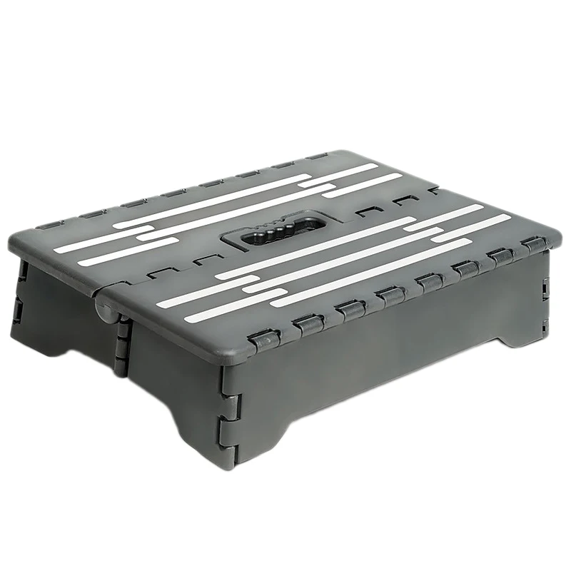 

Portable Folding Step Stool Platform Car Home Height Boost Elder Adult Kid Child Locks Into Place Non Slip Furniture Foot Stool