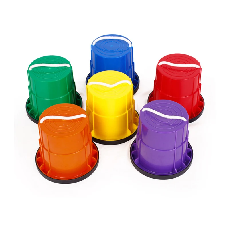 Сваи Balance Toy Stepping Stones Детские Открытый Игрушки развлечения Детский сад Fun