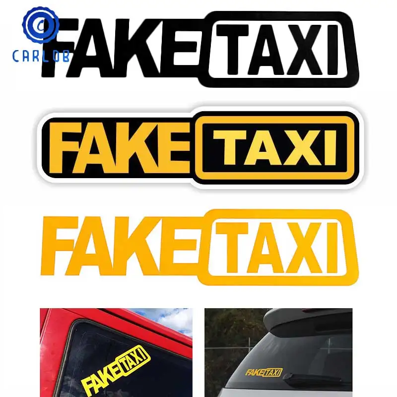 Наклейка с эмблемой такси наклейка на автомобиль для BMW Ford Toyota Kia Opel Turbo JDM Стайлинг