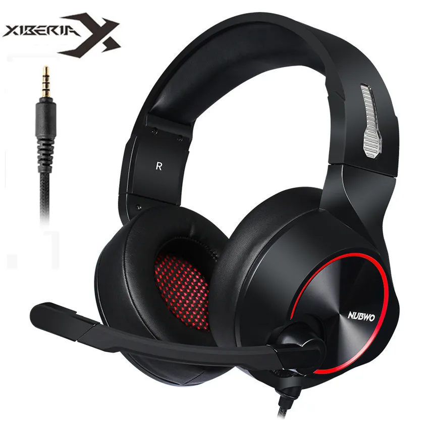 Игровые наушники Nubwo Brand Xiberia N11 PS4 гарнитура ПК бас шлем с микрофоном для