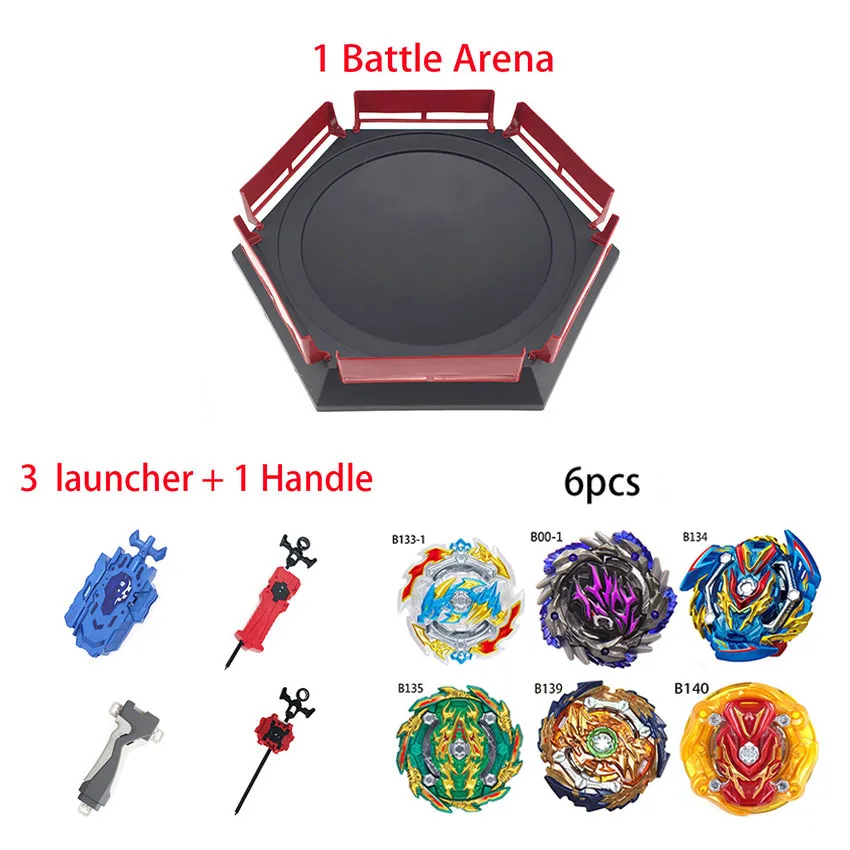 Набор топов пусковые установки Beyblade игрушки Toupie Металл God Burst волчок Bey Blade Blades bay