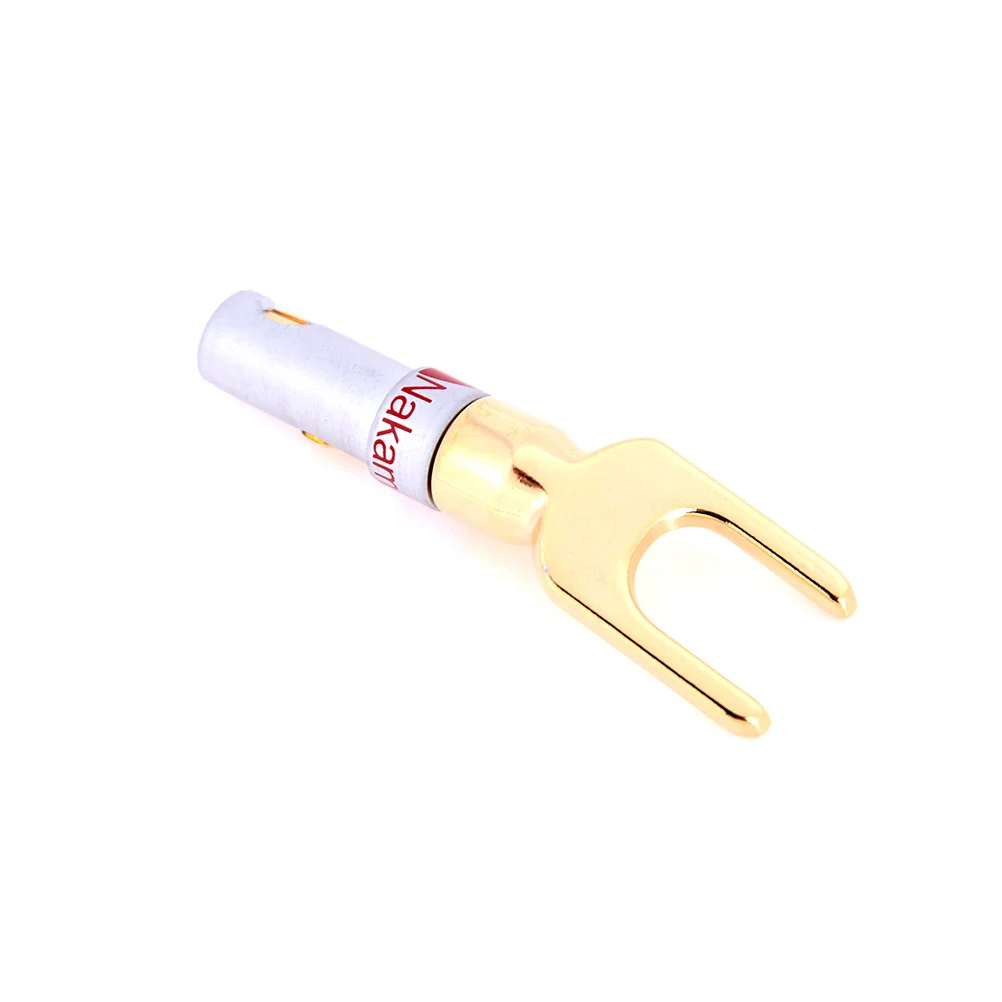 

1pair Audio Speaker Banana Plug For Video Peaker Copper 8.4mm Banana Audio Connector