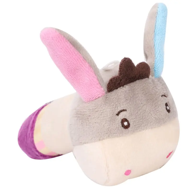 1 шт. мягкая плюшевая погремушка захватывающая Успокаивающая животные BB ручная