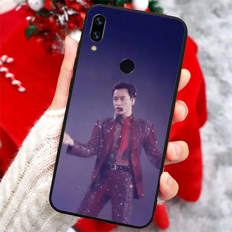 

Leslie Cheung Chinese actor singer Phone Case For Xiaomi Redmi note 7 8 9 t k30 max3 9 s 10 pro lite