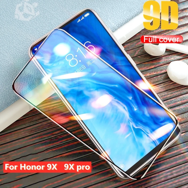 Защитное стекло для Honor 9x honor x9 закаленное полное покрытие защитная Сенсорная