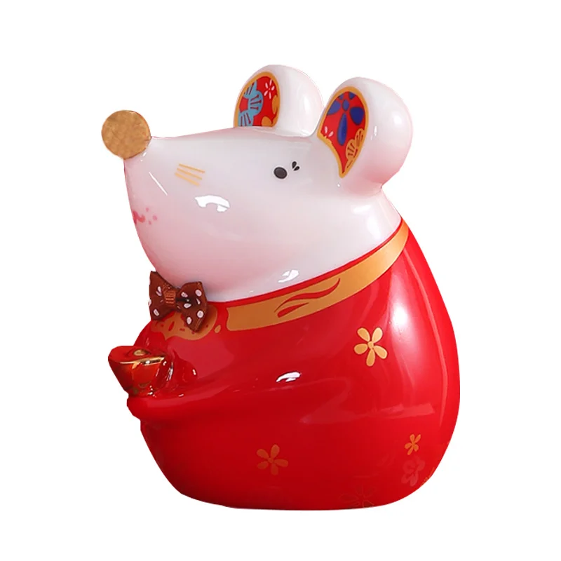 Красная Копилка в виде крысы зодиака не может получить креативное детское