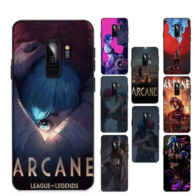 

Anime Arcane Jinx Vi Phone Case For Samsung Galaxy S 20lite S21 S21ULTRA s20 s20plus S21plus 20UlTRA