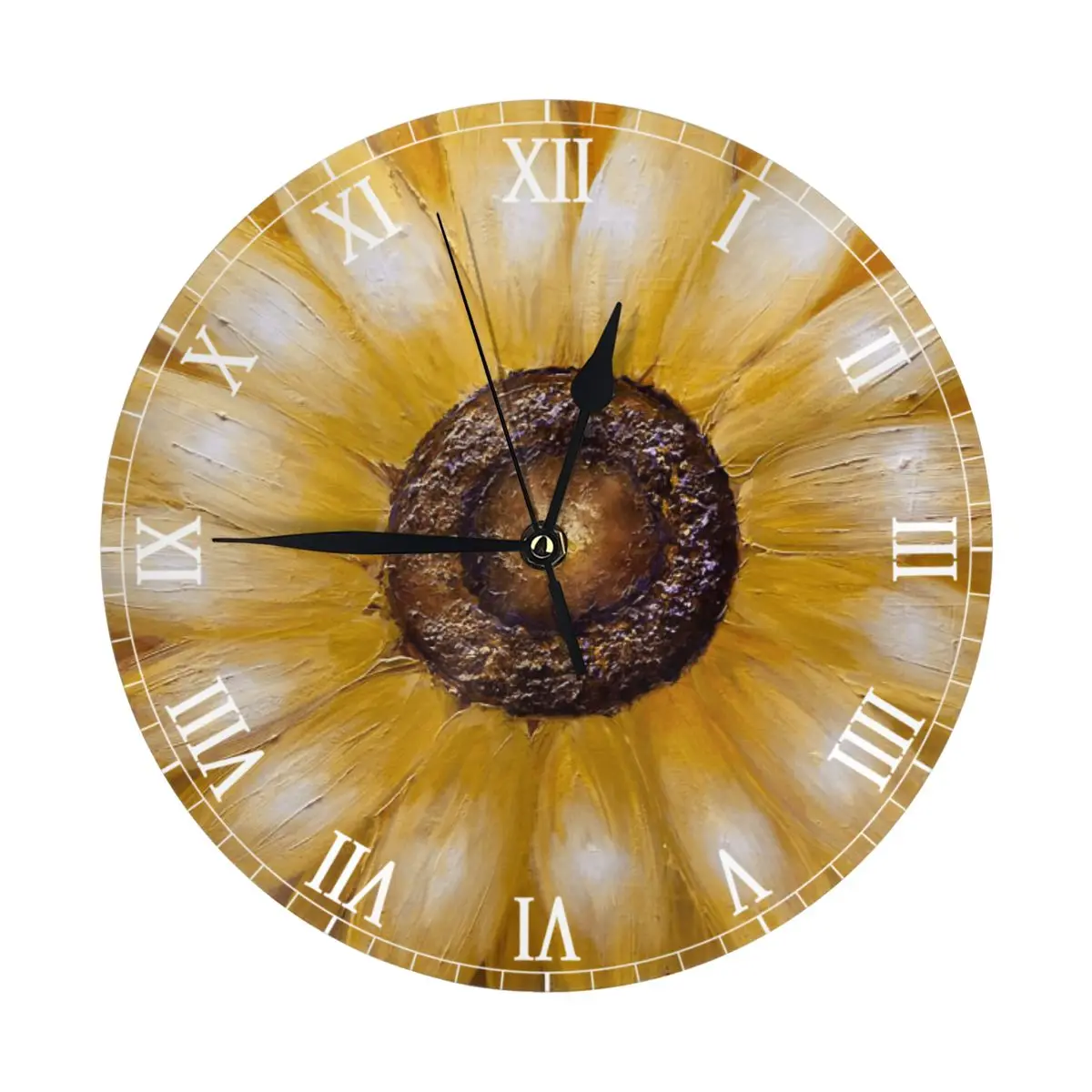 Круглые Настенные часы 10 дюймов тихие настенные для кухни/офиса/домашнего декора