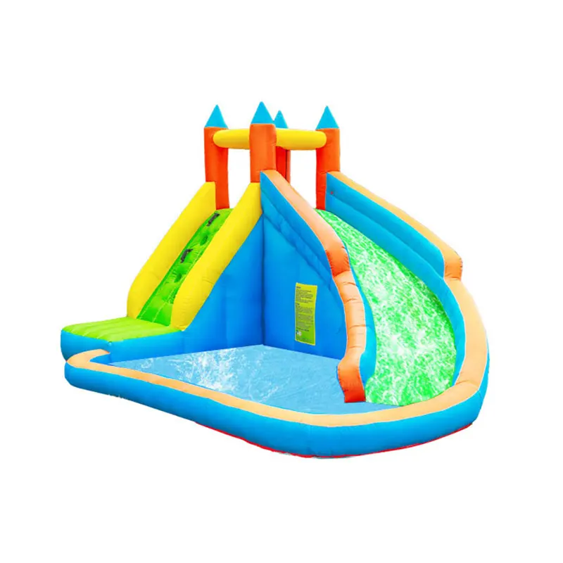 Надувной батут замок для скалолазания прыгающий дом Перемычка водная горка пул