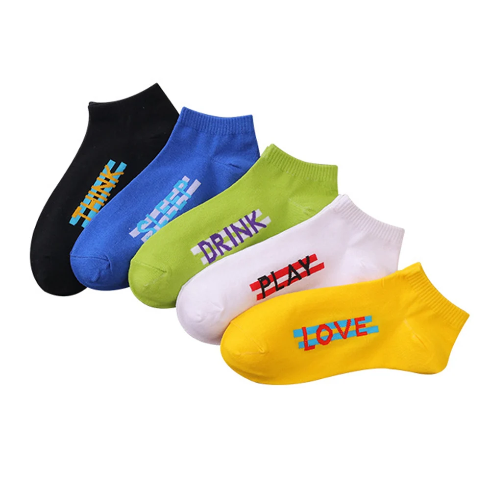 Носки в Корейском стиле модные уличные носки Харадзюку хип-хоп унисекс забавные