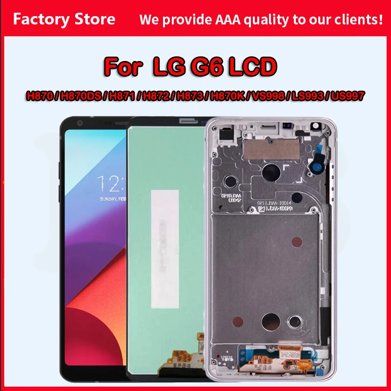 Запасные части для ЖК-дисплея LG G6 дисплей LS993 US997 H872 H870 H873 VS998 | Мобильные телефоны и