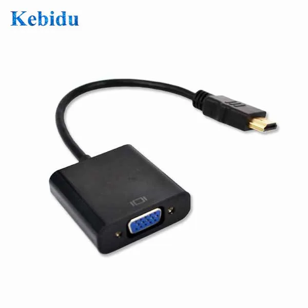 Кабель-адаптер kebidu 1080P с разъемом Папа-папа + аудиокабель 3 5 мм HDMI-Совместимость VGA