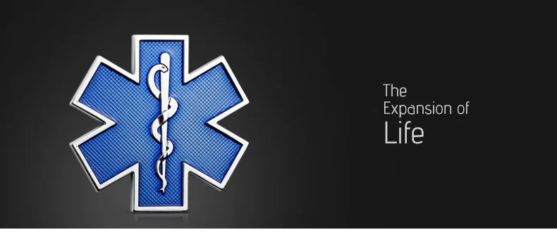 Noizzy Star of Life автомобильный 3D металлический значок-эмблема Авто Мотор синий стикер Багажник крыло автомобильный Декор модный тюнинг аксессуары