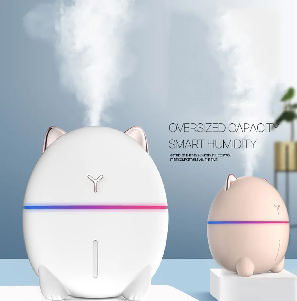 Высококачественный бесшумный увлажнитель воздуха 200 мл в виде милой кошки мини