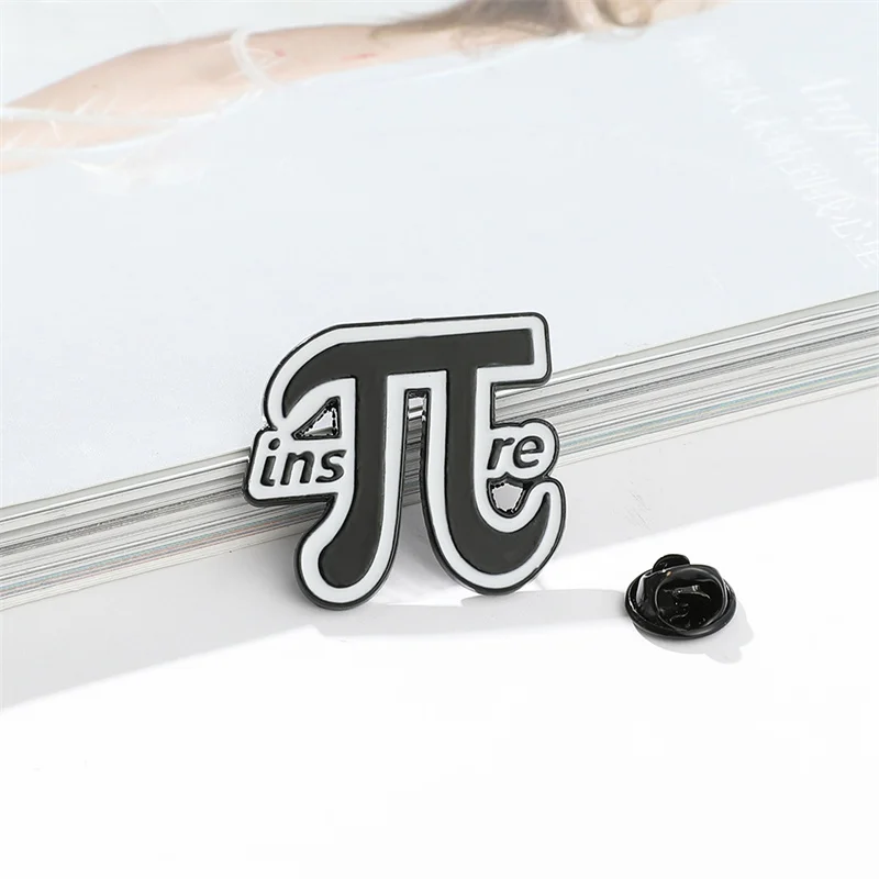 Математические эмалевые булавки Love специальная лабораторная обучающая брошь