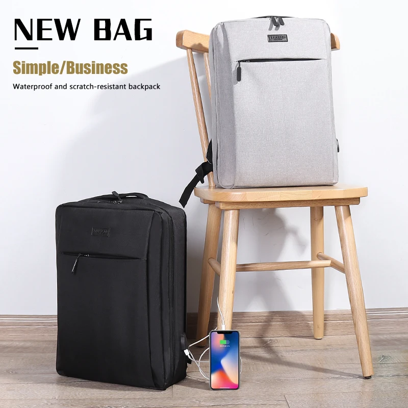 Новинка 2020 рюкзак для ноутбука с Usb школьный мужской защитой от кражи дорожные