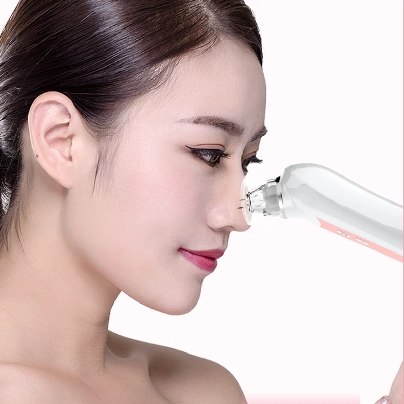 Blackhead Remover Vacuum With Camera USB Rechargeable WIFI 20X Microscope Visual Cleaner w 6 replaceable probe | Инструменты