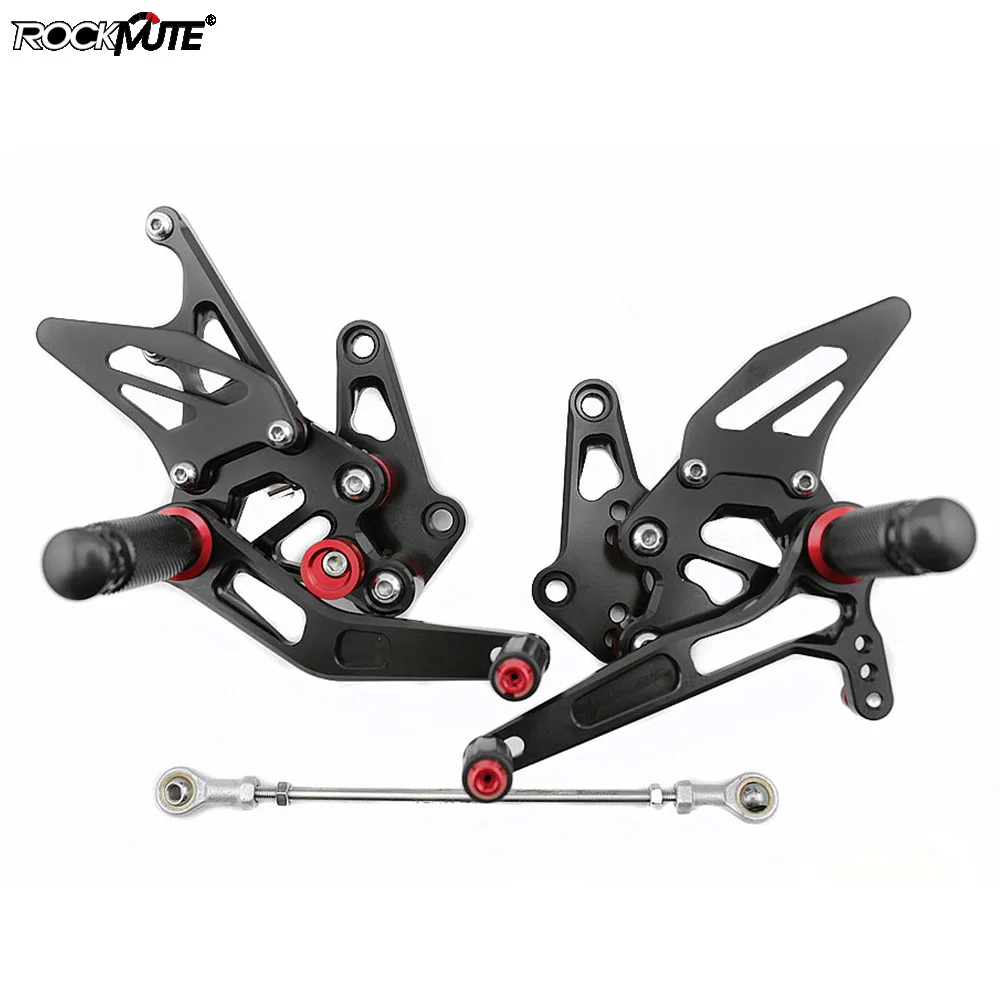 Мотоцикл с ЧПУ Алюминиевый Регулируемый Rearsets для SUZUKI GSX R1300 GSX1300R HAYABUSA 1999 2007 задние