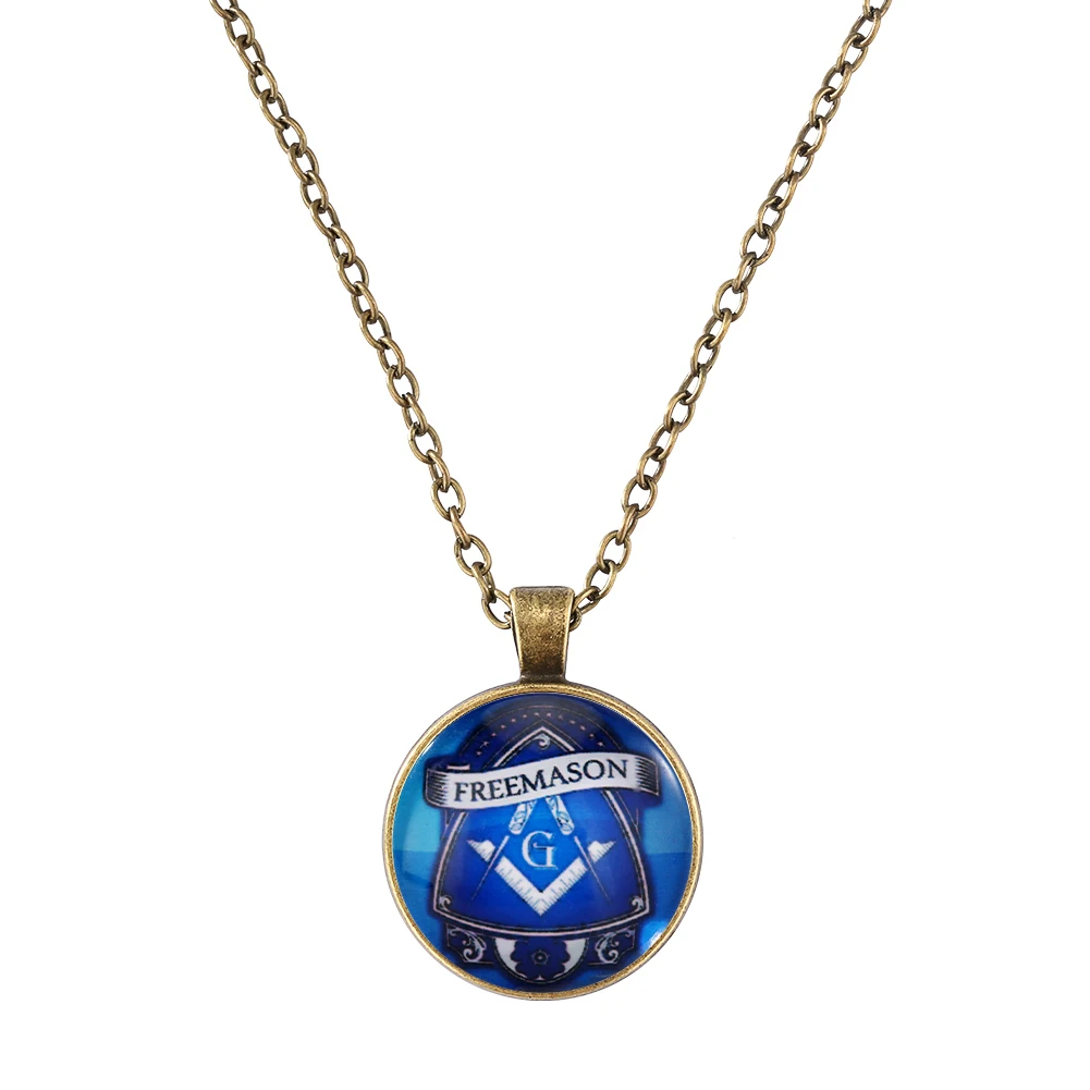 Retro Men Pocket Watch for Men Necklace Gifts Set with Box Bronze Masonic Freemasonry Pendant Quartz Pocket Watches reloj hombre