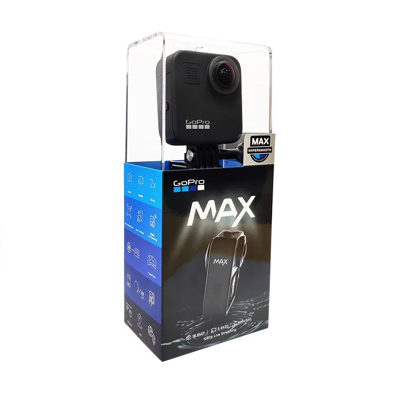 Câmera de Ação Estabilização de Streaming ao Vivo 360 com Tela Gopro Touch Esférica Vídeo hd 5.6k30 16.6mp 360 Fotos 1080p Max