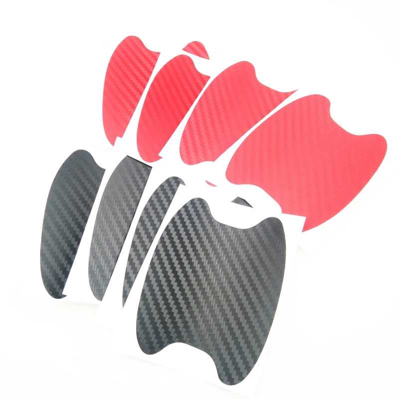 4 защитная пленка на дверную ручку автомобиля 3D Автомобильная наклейка для Fiat Punto