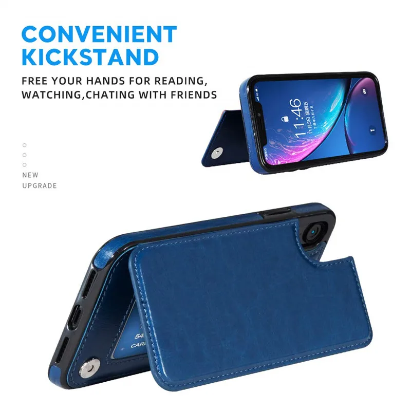 Чехол-книжка из искусственной кожи в стиле ретро для iPhone 12 Mini 11 Pro Max XS чехлы