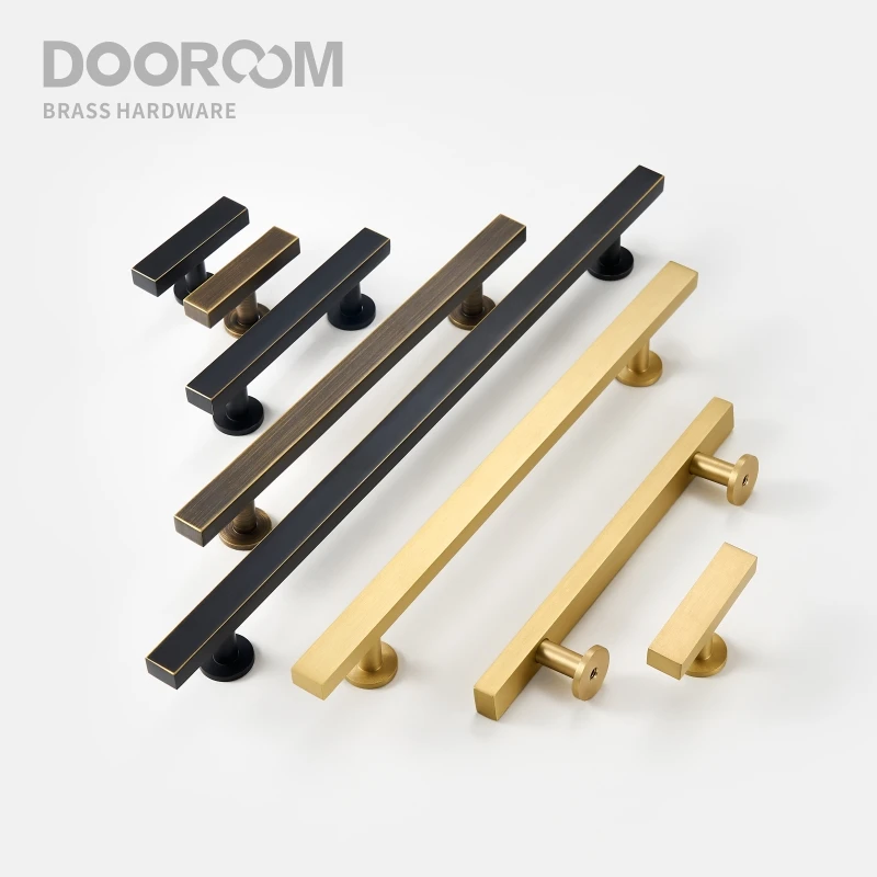 Латунная мебель Dooroom Длинные ручки современный скандинавский гардероб комод