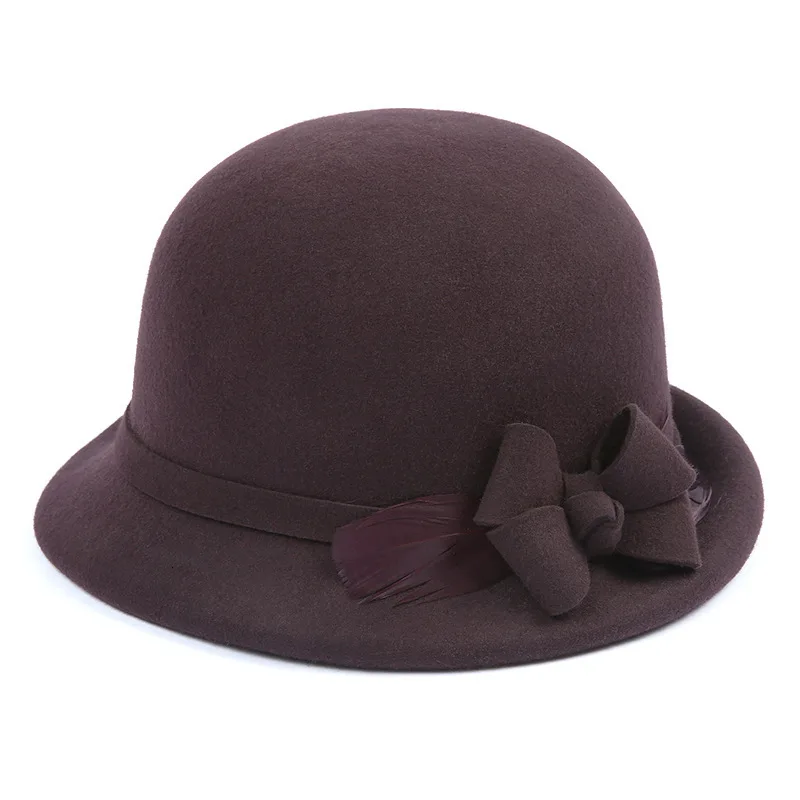 Женские вечерние головные уборы женские зимние модные Асимметричные фетровые