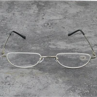 titanium alloy up half frame small reading glasses 0 75 1 1 25 1 5 1 75 2 2 25 2 5 2 75 3 3 25 3 5 4