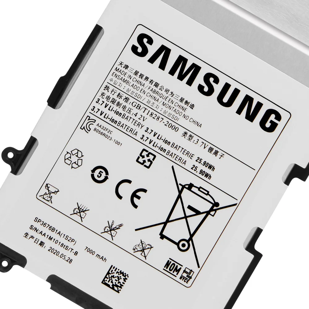 SAMSUNG Original Battery SP3676B1A For Samsung Galaxy Note 10.1 GT-N8000 P7500 P600 SM-T520 Tab S 10.5 T800 Note 8.0 GT-N5100