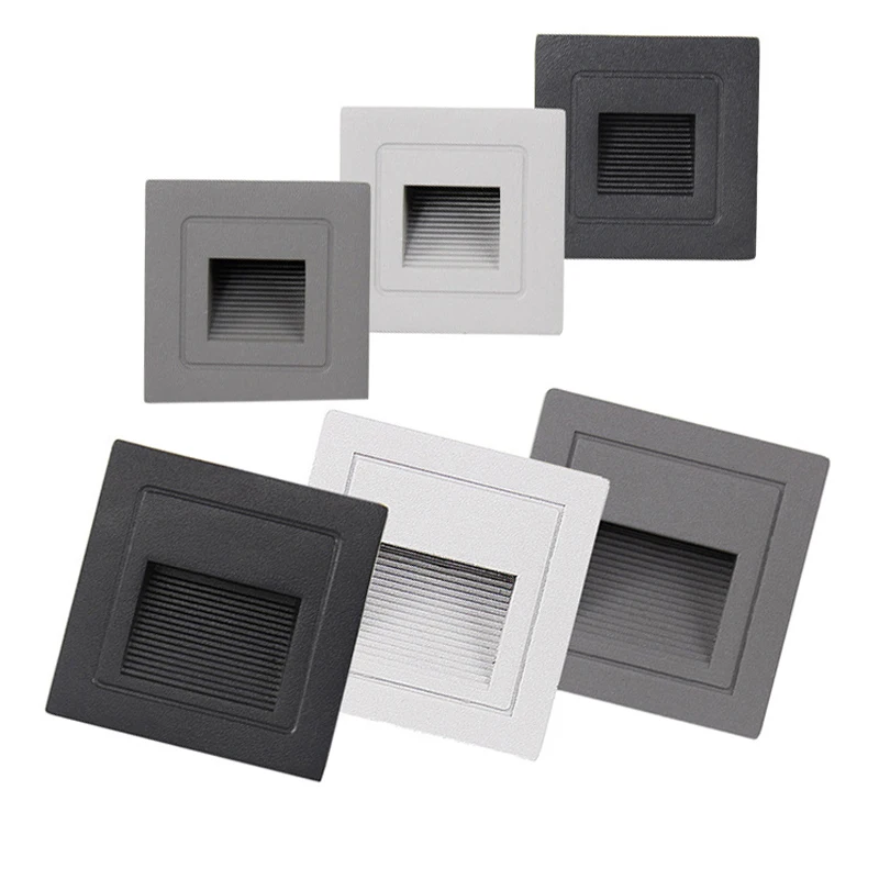 Встраиваемая настенная светодиодная лампа углубленный водонепроницаемый