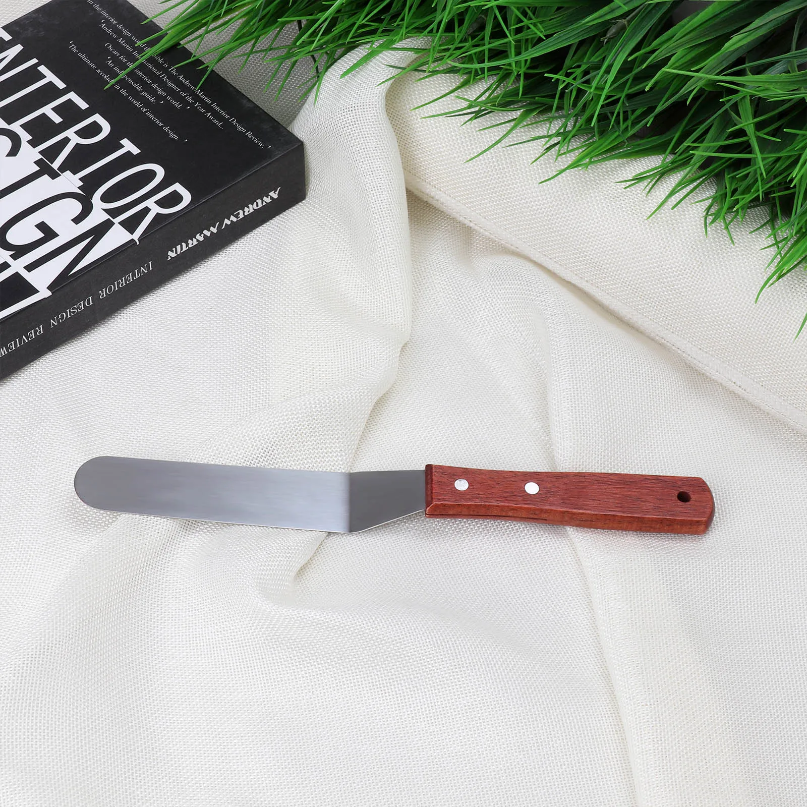 Нержавеющая сталь масло кондитерский гладкий нож для кремового торта шпатель